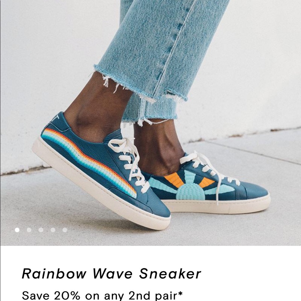 Soludos Rainbow Sneaker Size 9